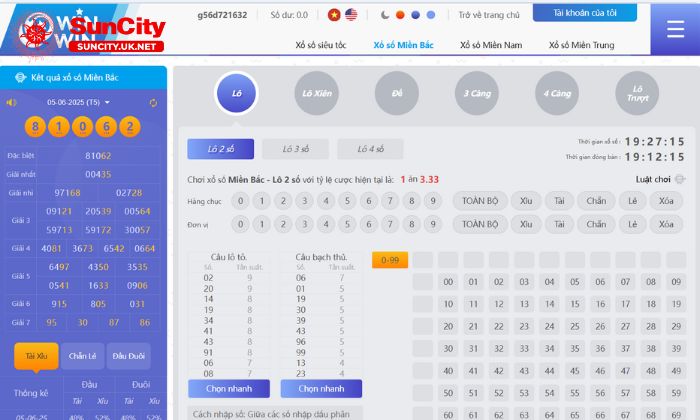  Soi cầu xổ số tại Suncity dễ trúng