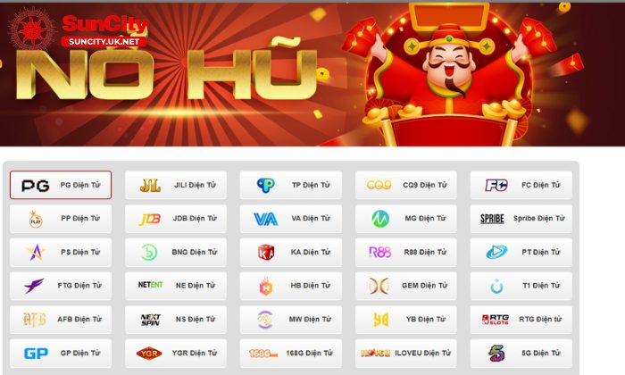Nổ hũ Suncity liên kết với nhiều nhà phát hành game uy tín